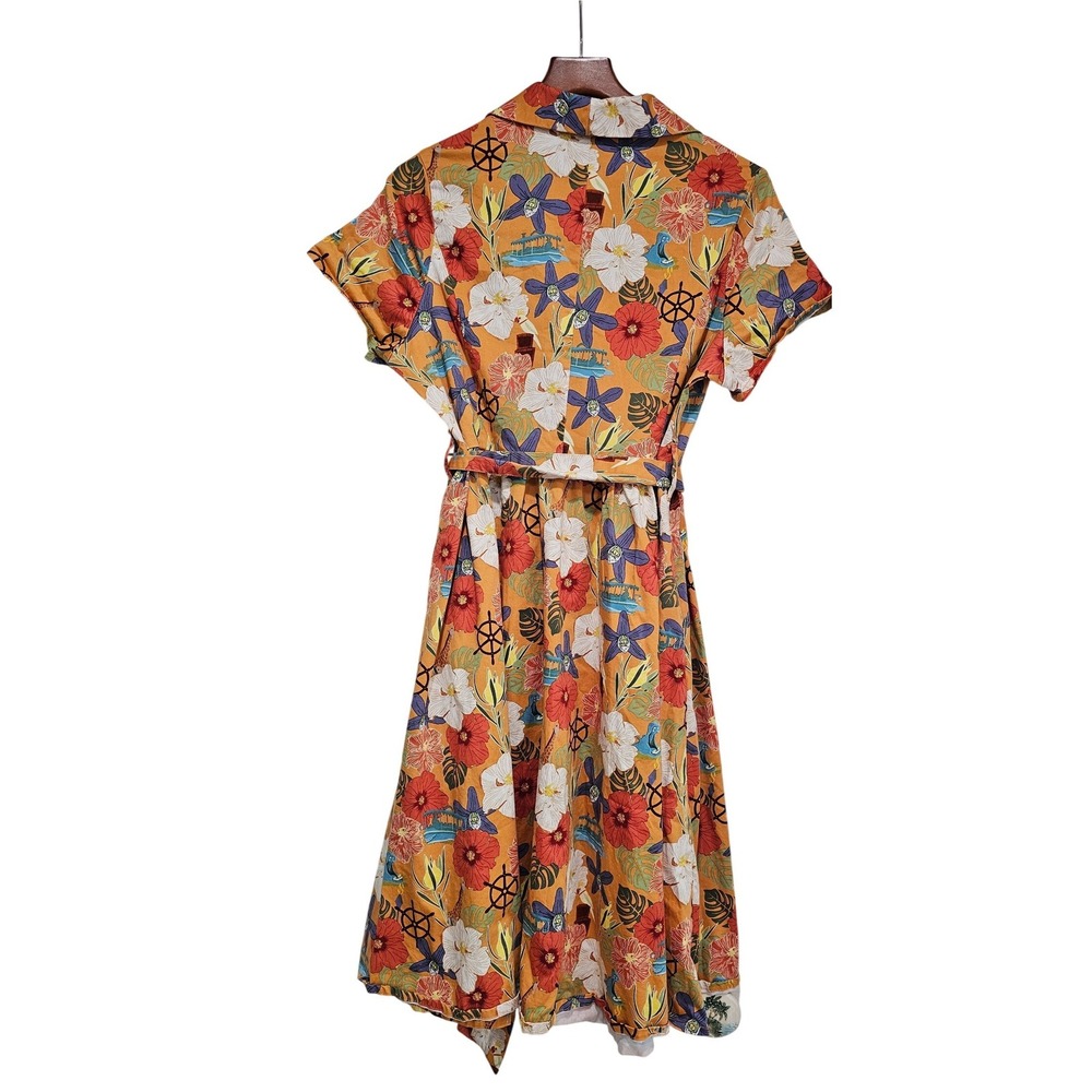 Her Universe Disney Jungle Cruise Retro Print Dress Exclusive Size‎ L 14/16 - Picture 4 of 12